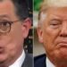 O público de Stephen Colbert perde mais de 3 pequenas palavras sobre Trump