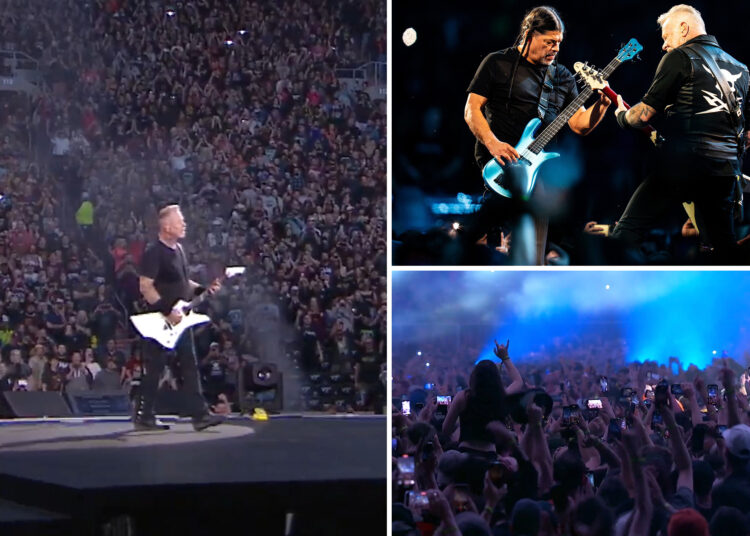 Os concertos do Metallica se registram como um pequeno terremoto depois de balançar a Virginia Tech tão duro