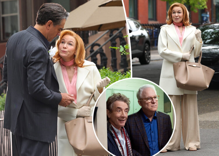Redhead Renee Zellweger, Bobby Cannavale Film 'Only Murders in the Building' no Brooklyn