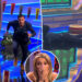Ryan Seacrest Face-Plants, apresentador de 'Wheel of Fortune, enquanto tenta fazer truques no show