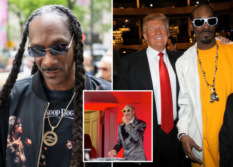Snoop Dogg bate -se de volta às reivindicações de 'esgotamento' no desempenho da inauguração de Trump