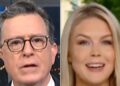 Stephen Colbert 'absolutamente' rasga Karoline Leavitt com apenas 1 declaração de moda simples