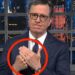 Stephen Colbert enfurecido explode Trump sobre um movimento 'ofensivo' de 1