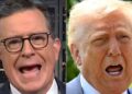 Stephen Colbert tem 2 palavras reveladoras para Trump sobre Melania