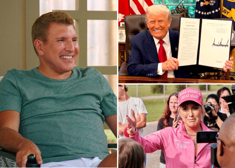 Todd e Julie Chrisley libertada da prisão depois que Trump perdoou as estrelas da realidade que servem tempo para a sonegação de impostos