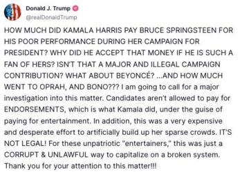 Trump exige grande investigação em 4 estrelas enormes em New Rant