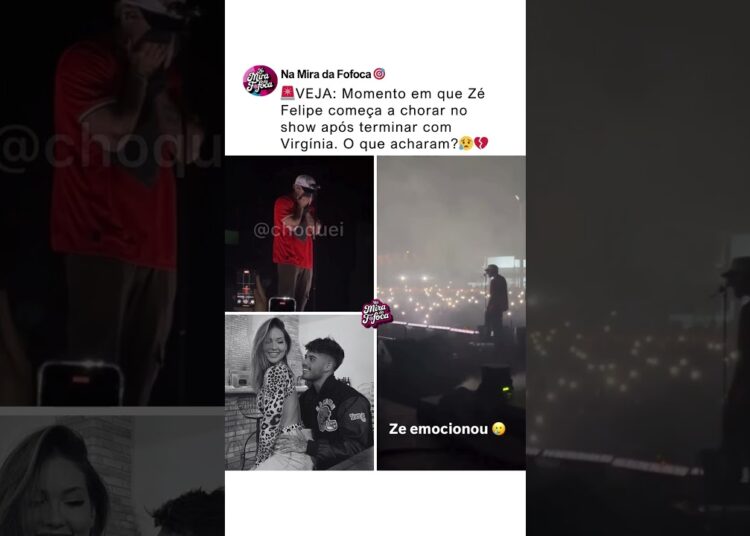 PENSE NA SUA FAMÍLIA, VIRGINIA😥💔ZÉ FELIPE CHORANDO😥#fofoca #zefelipe #virginia #famosos #casal SHOW