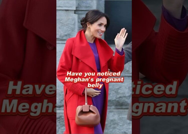 Have you noticed Meghan’s pregnant belly #meghan #kate #diana #royal