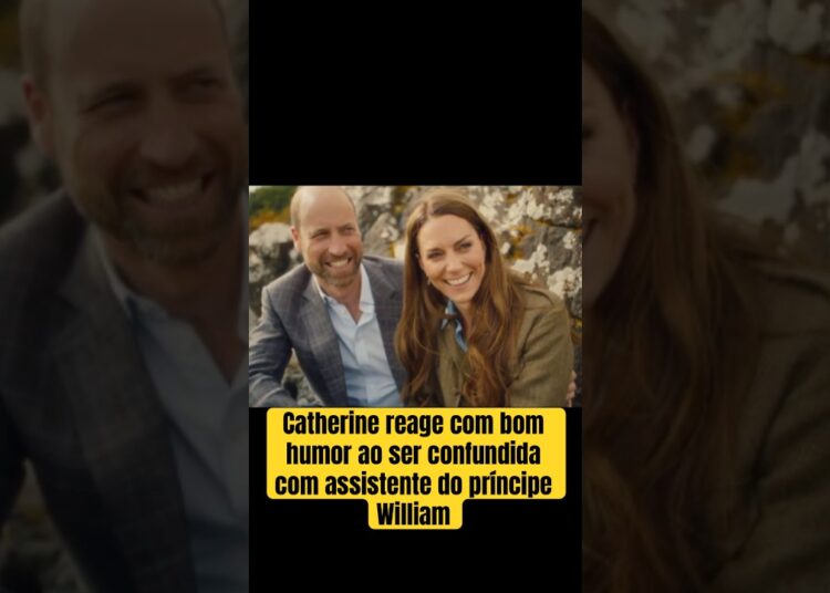 #katemiddeleton reage com bom humor ao ser confundida com assistente do #principewilliam #realeza