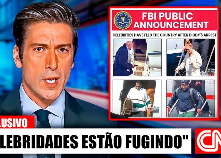 Televisão dos EUA divulga Lista de Celebridades que Fugiram do país após o julgamento de Diddy!
