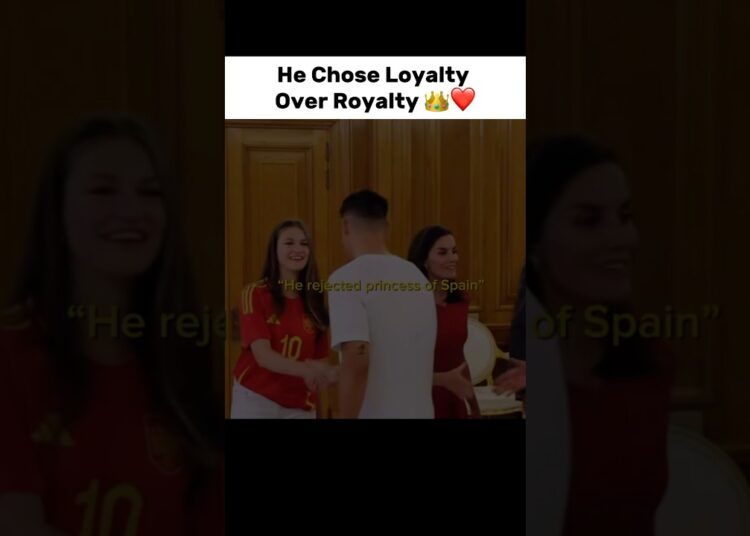 He Chose Loyalty Over Royalty 👑❤️ princess spain and footballer