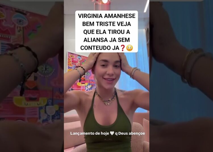 Virginia acorda bem triste #noticias #fofoca