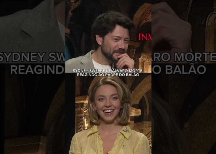 Sydney Sweeney e Álvaro Morte reagindo a histórias do Brasil- parte 1 #shortvideo #entrevista