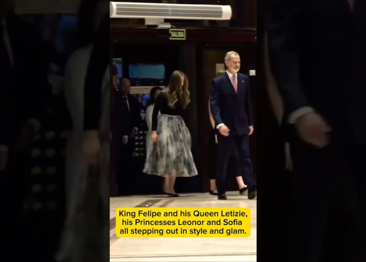 The Royals of Spain stepping out in style and glam, King Felipe his family