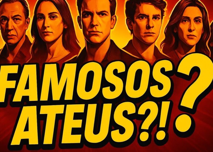 “Famosos Ateus: 17 Celebridades que Não Acreditam em Deus”