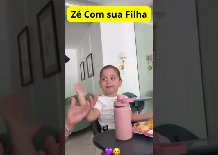 Zé Com sua Filha #viralvideo #famosos #zefelipeevirginia