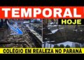 🚨FORTE TEMPORAL devastou um COLÉGIO em REALEZA no PARANÁ- madrugada quinta-feira 5/06/25