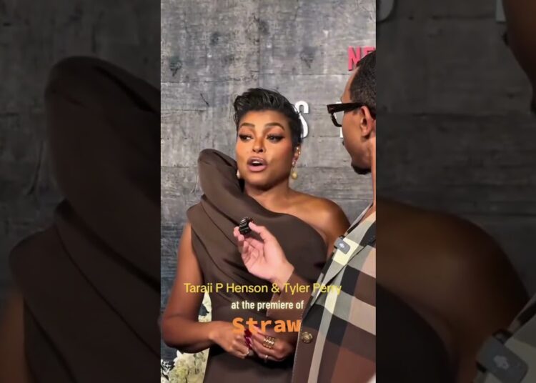 Star Power! Taraji P. Henson, Sherri Shepherd & Teyana Taylor WOW at Tyler Perry’s Straw Premiere ✨