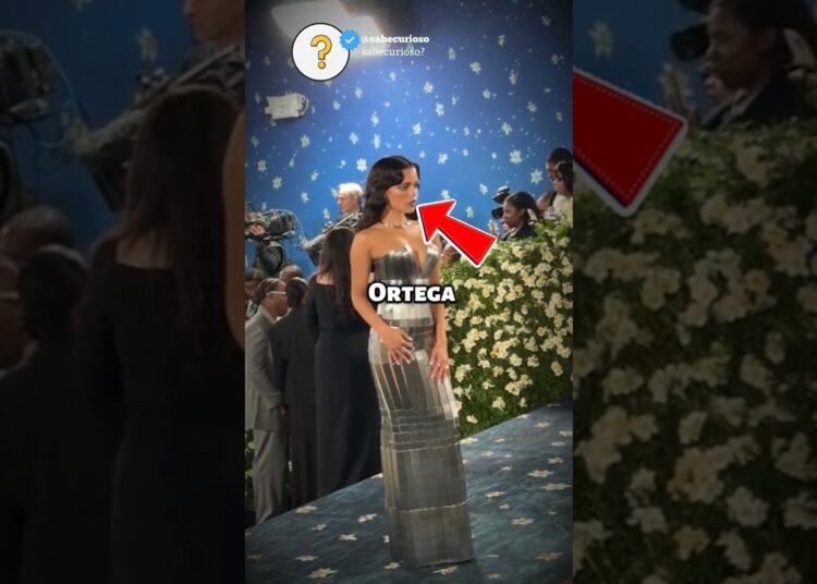 Jenna Ortega Quase Despedaçou no MET Gala?! #curiosidades #jennaortega