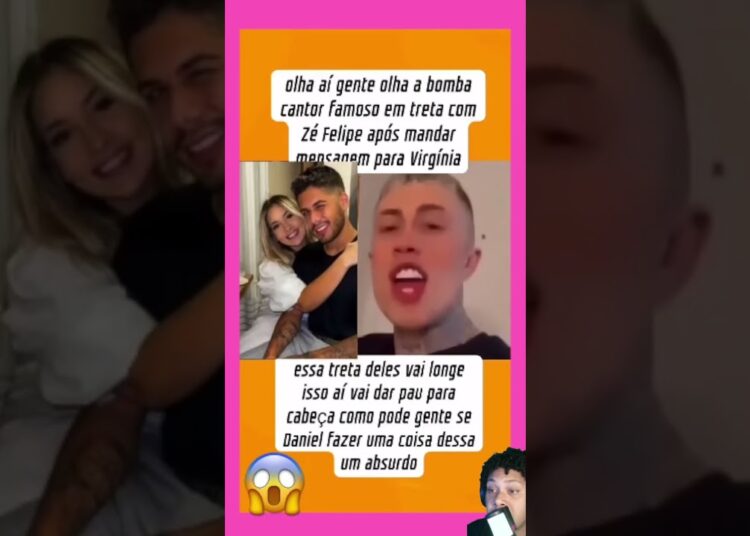 Mc Daniel mandou beijo pra virginia ze Felipe quer treta #shorts #fofoca #famosos #fama