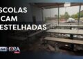 Escolas ficam destelhadas devido a forte temporal em REALEZA