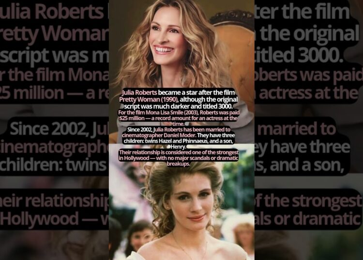 Julia Roberts became a star after the film Pretty Woman 1991 #facts