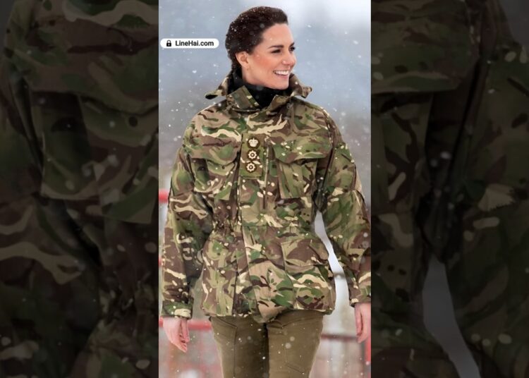 Kate Middleton Participates in Military Training Exercises During Irish Guards Visit