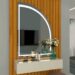 Review: Penteadeira Realeza Mdf Ripado com Led e Espelho Naturale Off White – Rede Móveis