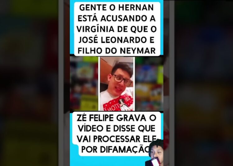 virginia processou Hernã zé Felipe falou que vai treta #shorts #fofoca #famosos #fama
