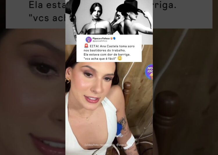 Ana Castela Toma Soro nos Bastidores de Trabalho 😳 #anacastela #sertanejo #fofoca