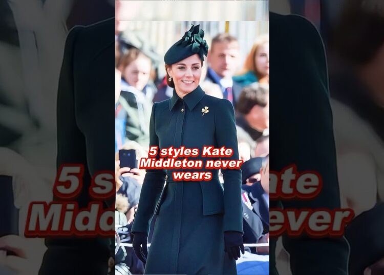 5 styles Kate Middleton never wears #kate #royal #celebrity