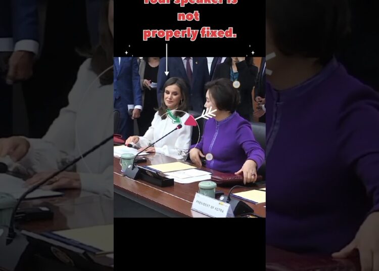 🌀👀queen Letizia’s smart observation❤️ queen Letizia with this leader#observation#international#queen