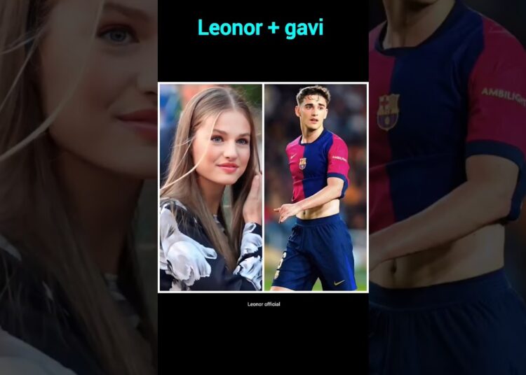 Gavi Politely Rejects Princess Leonor?! #king #princess #vairalshort