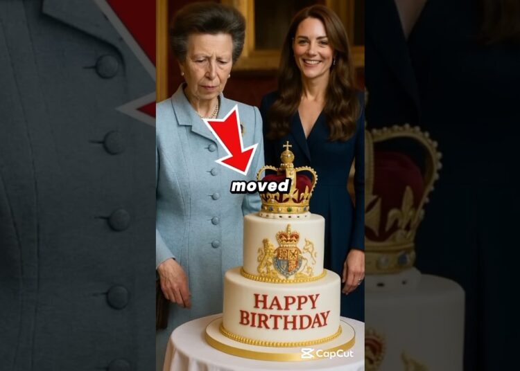 “Catherine’s Touching Birthday Surprise Leaves Princess Anne Emotional on Her 75th” #shorts