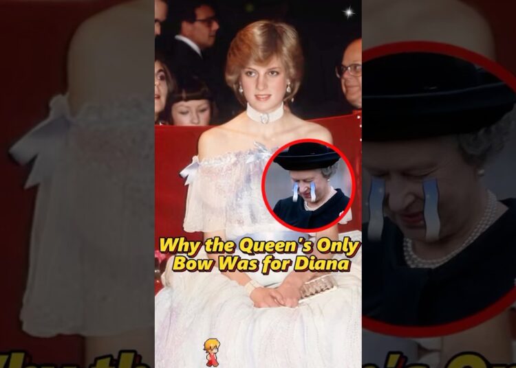Why the Queen’s Only Bow Was for Diana?#shorts #celebrity #usa #royal #diana #queen #youtubeshorts