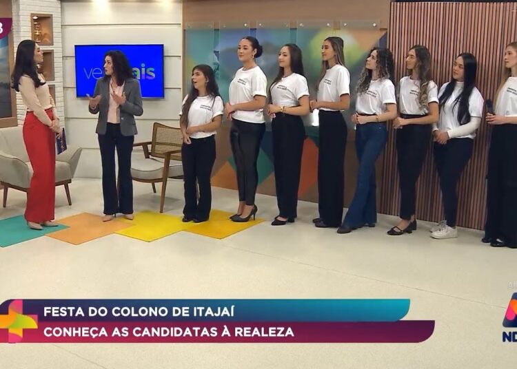 Conheça as candidatas à realeza da Festa do Colono de Itajaí