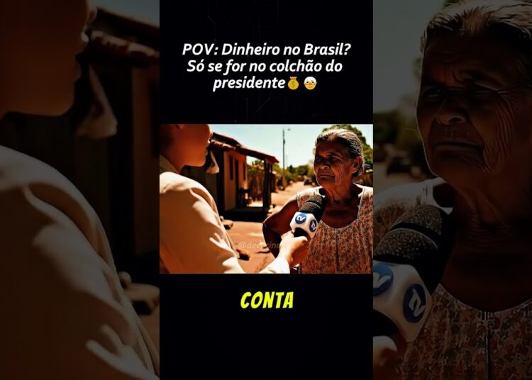 POV: Dinheiro no Brasil? Só se for no colchão do presidente💰🧓