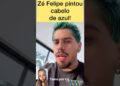 Zé Felipe pintou o cabelo de azul!Gostaram?💙
