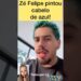 Zé Felipe pintou o cabelo de azul!Gostaram?💙