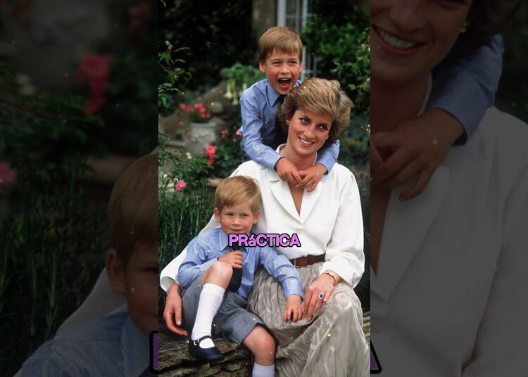 Diana rompió todas las reglas de la realeza con sus hijos. #Shorts #RoyalFamily #PrincesaDiana