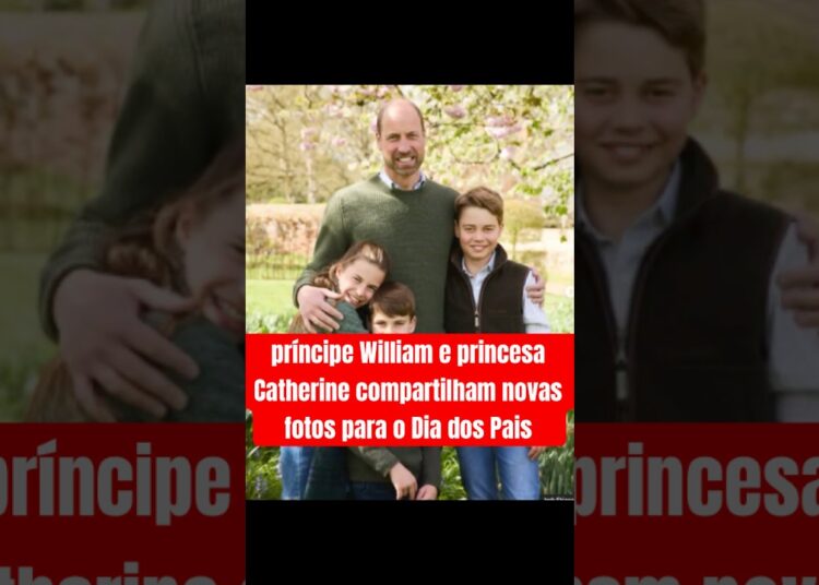 #principewilliam e #princesadegales compartilham novas fotos para o Dia dos Pais #realezabritanica