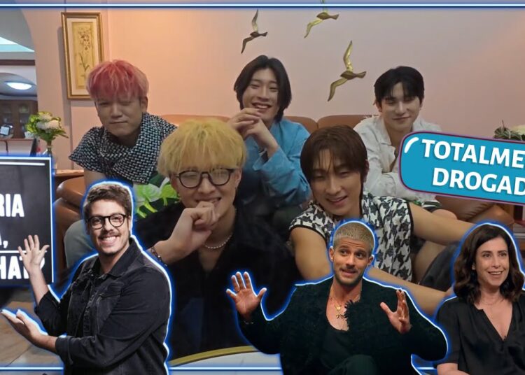 BANDA COREANA REAGE A QUE HISTÓRIA É ESSA PORCHAT? FERNANDA TORRES, CHAY SUEDE, ILHA DO MEL (COM 2Z)