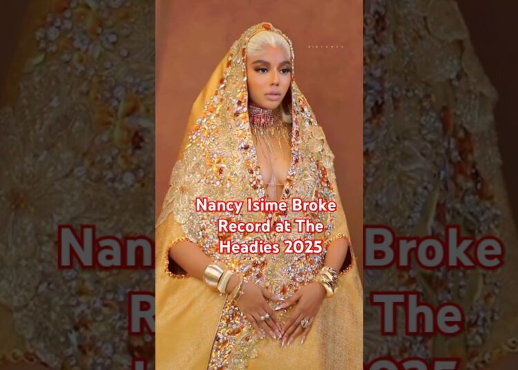 Wow! 😲 Nancy Isime Broke World Record at The Headies 2025. #headiesaward . @vivspill247