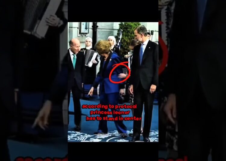 Royal protocol#princess#princesa de asturias#viral #vedio#edit#shorts