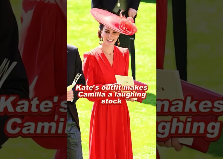 Kate’s outfit makes Camilla a laughing stock #camilla #kate #diana #royal