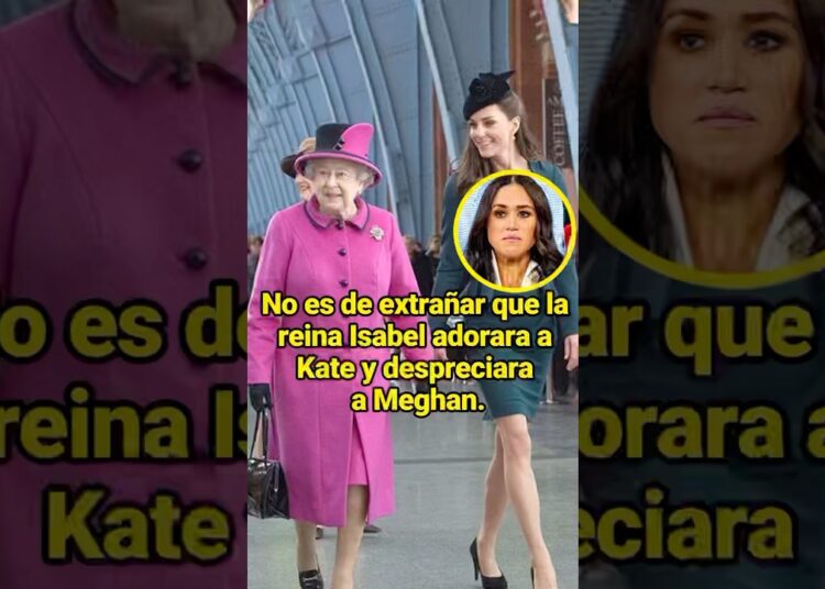 No es de extrañar que la reina Isabel adorara a Kate y despreciara a Meghan. #celebrity
