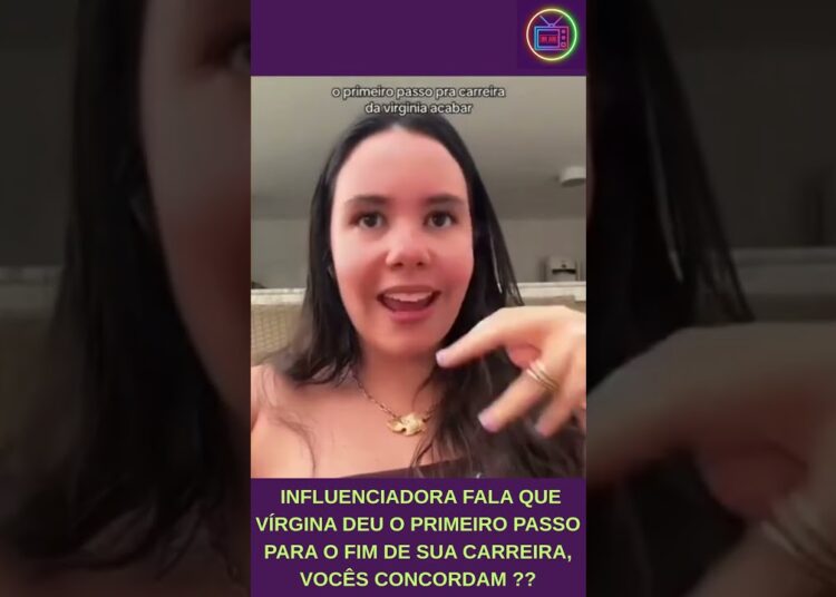 INFLUENCER TEM FALA POLÊMICA  , “A CARREIRA DA VIRGINIA VAI  ACABAR LOGO” #shorts #virginiafonseca