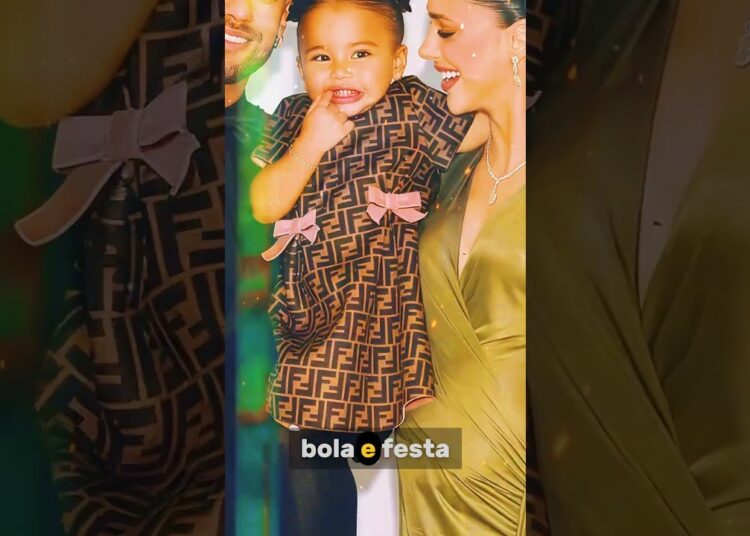 Filha do Neymar fala pela primeira vez na impre