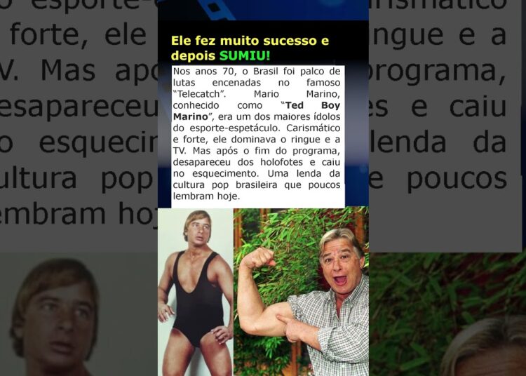 TÉD BOY MARINO: O Astro do Telecath que desapareceu #lutaslivres #anos70
