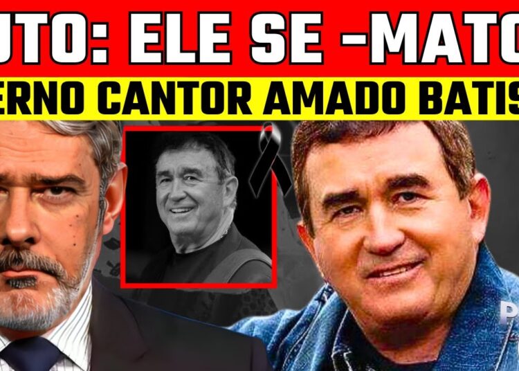 LUTO- CANTOR NOS DEIXOU! A MÚSICA ESTÁ DE LUTO, AMADO BATISTA CHEGA NOTÍCIA tristíssima